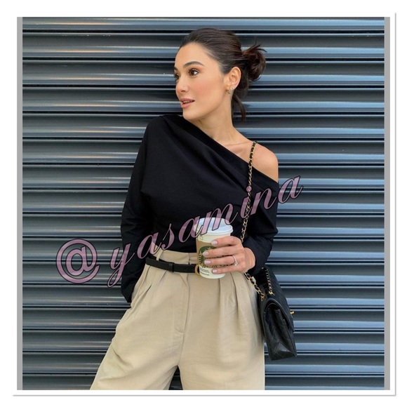 Last🔥🔥Zara ruching top bloggers favorite - Picture 2 of 8